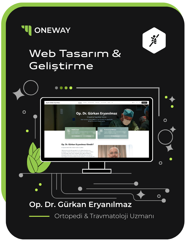Op. Dr. Gürkan Eryanılmaz Profesyonel Web Site Proejsi