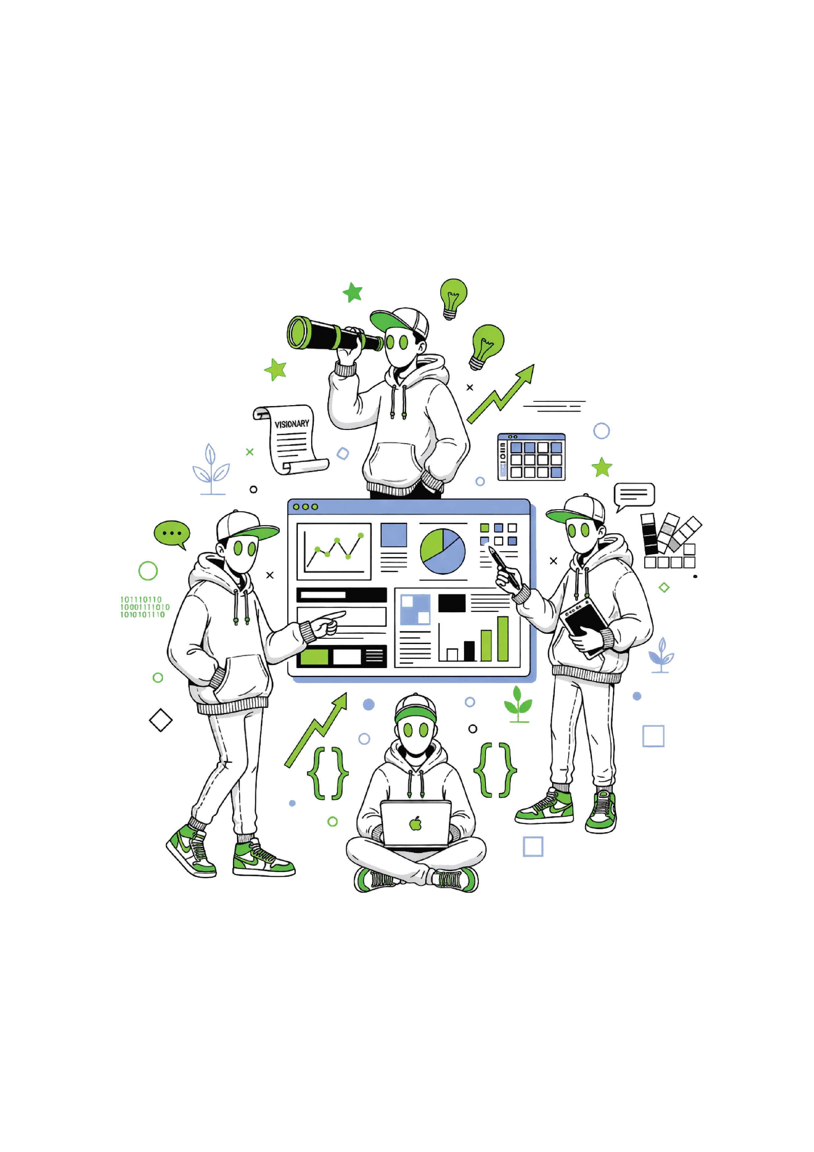 Oneway Dijital Ajans ekibi toplantı halinde